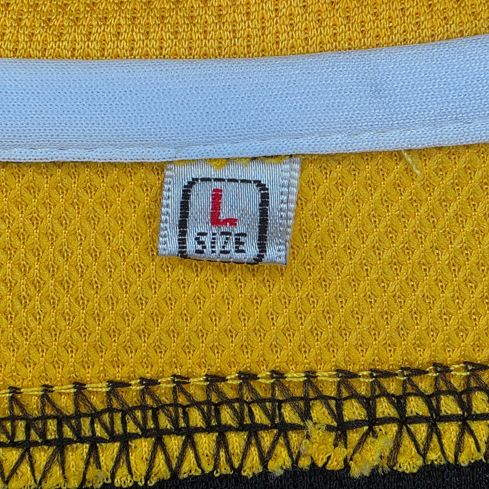 Letterkenny Shamrocks Shoresy Hockey Jersey Black Yellow #69 | Mens Size L - Picture 3 of 8